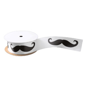Ruban En Satin Moustache/moustache/Schnurrbart + vos idées