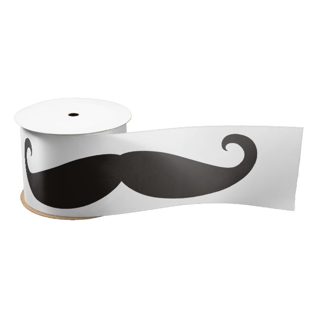 Ruban En Satin Moustache / Moustache / Schnurrbart + vos idées (Bobine)