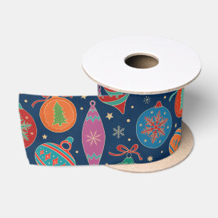 Ruban En Satin Multicolor Motif de décoration Arbre de Noël