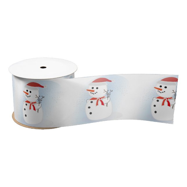 Ruban En Satin Neige (Bobine)