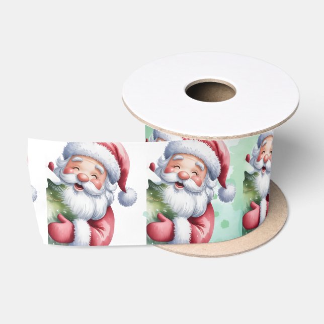 Ruban En Satin Noël  (Bobine)