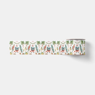 Ruban En Satin Noël à Hawaï sur le thème du Père Noël