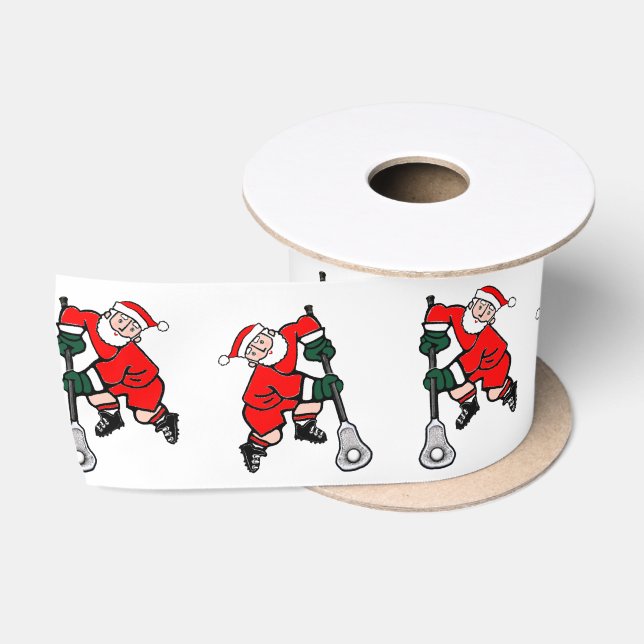 Ruban En Satin Noël de la crosse (Bobine)