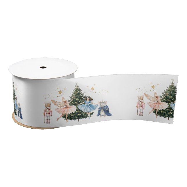 Ruban En Satin Noeud de ballet Noisette Noël (Bobine)
