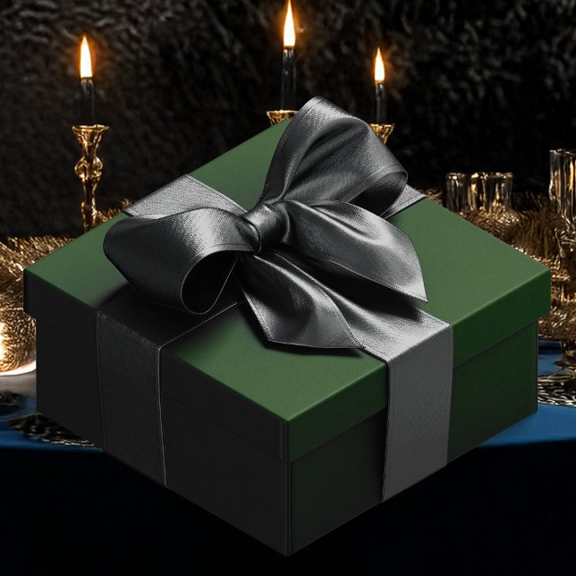 Ruban en satin noir couleur solide (Black Solid Color Satin Ribbon)