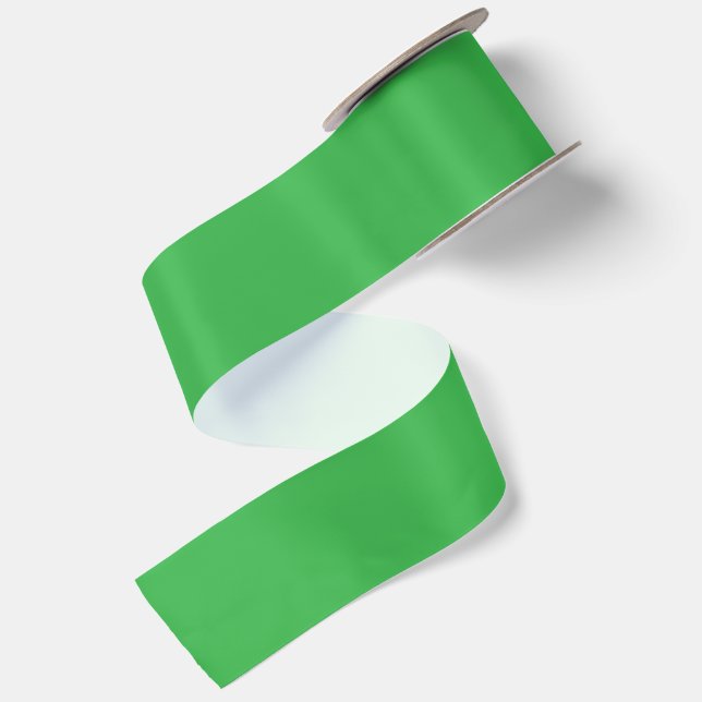 RUBAN EN SATIN NOM ET TEXTE PERSONNALISÉS VERTS  (Dos)
