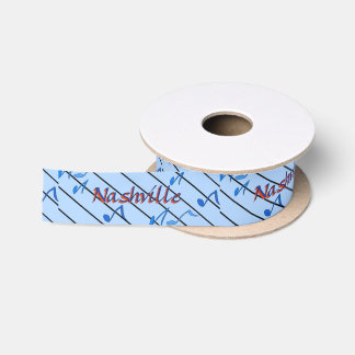 Ruban En Satin Notes bleues de Nashville