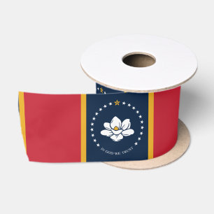 Ruban En Satin Nouveau drapeau d'État du Mississipi