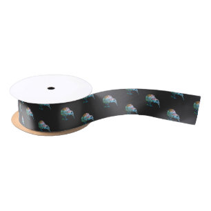 RUBAN EN SATIN NOUVELLE-ZÉLANGE KIWI SIMPLE PAUA