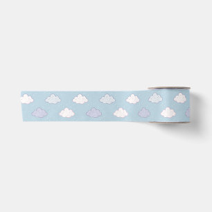 Ruban En Satin Nuage étoilé fantaisiste céleste rêveur