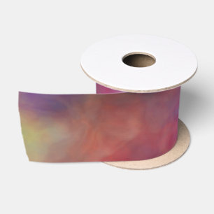 Ruban En Satin Nuages arc-en-ciel
