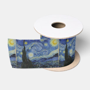 Ruban En Satin Nuit étoilée par Vincent van Gogh