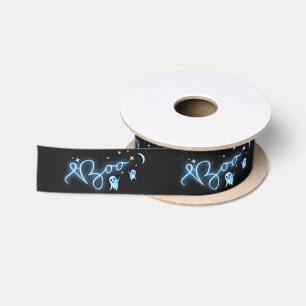 Ruban En Satin Nuit noire effrayante et amusante avec fantôme Hal