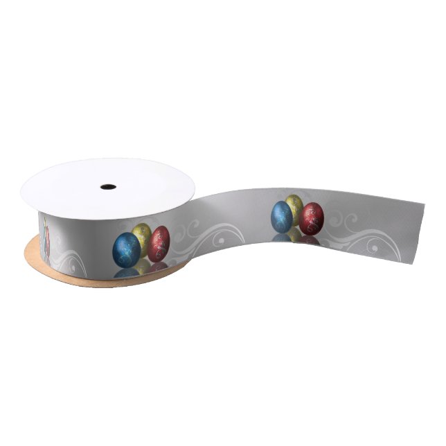 Ruban En Satin Oeufs de Pâques - Ruban (Bobine)