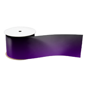 Ruban En Satin Ombre violet noir et violet