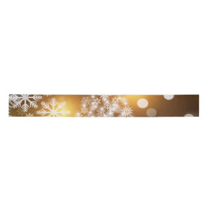 Ruban En Satin Or blanc