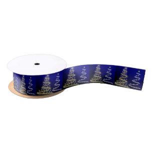 Ruban En Satin Or et argent