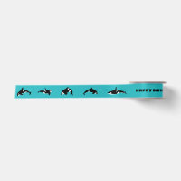 Orcas Tueur Baleines Turquoise Bleu Personnalisé