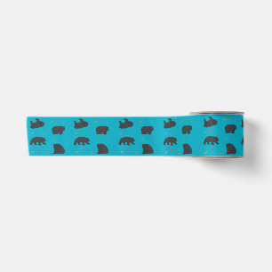 Ruban En Satin Ours noirs
