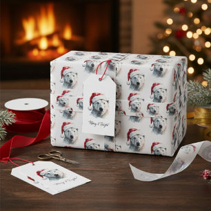 Ruban En Satin Ours polaire de Noël