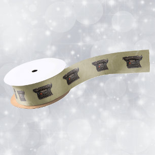 Ruban En Satin Outil de graveur vintage Machine manuelle noire Ta