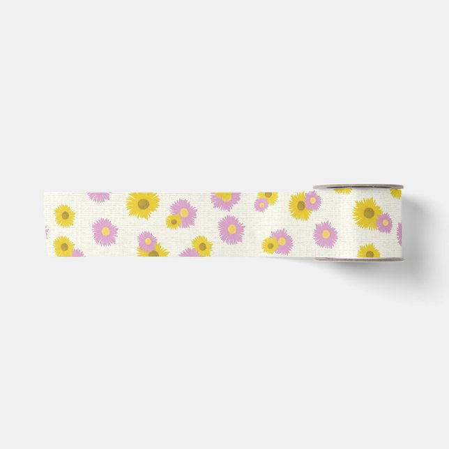 Ruban En Satin Papier d'emballage Daisy (Devant)