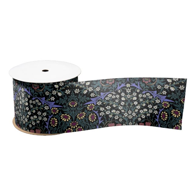 Ruban En Satin Papier peint victorien Blackthorn de William Morri (Bobine)