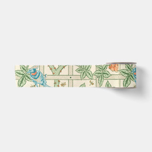 Ruban En Satin Papier peint victorien treillis de William Morris