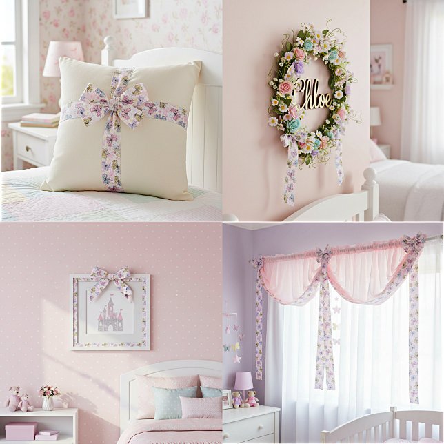 Ruban En Satin papillons pastel (Créateur téléchargé)