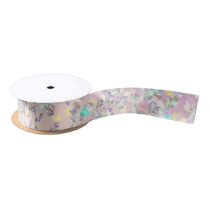 Ruban En Satin Parties scintillant holographique Unicorn