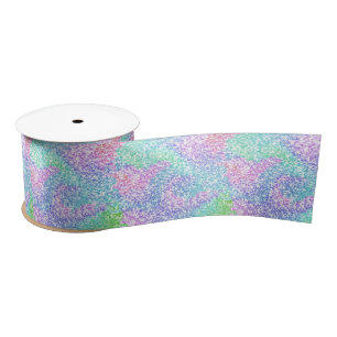 Ruban En Satin Parties scintillant Pastel