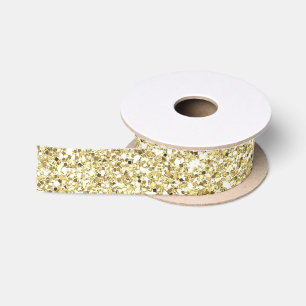 Ruban En Satin Parties scintillantes 2 d'or