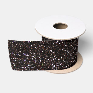 Ruban En Satin Parties scintillantes noires