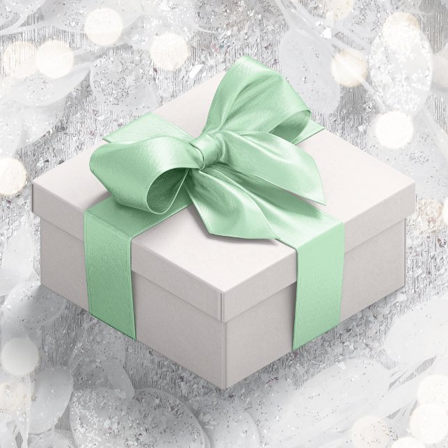 Ruban En Satin Pastel Light Green #B6E4BD (Pastel Light Green #B6E4BD Satin Ribbon)