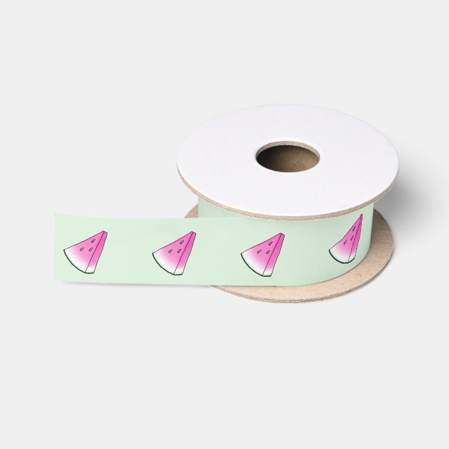 Ruban En Satin Pâte de melon (Bobine)