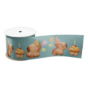 Ruban En Satin Pawsome de fête avec Capy