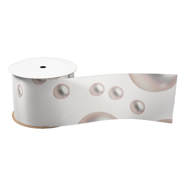 Ruban En Satin Pearlsa et Prosecco  Fête de Mariage (Bobine)