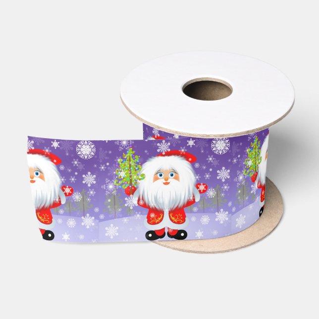 Ruban En Satin Père Noël (Bobine)