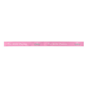 Ruban En Satin Personnalisable notre petite princesse Ribbon Your