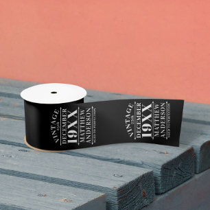 Ruban En Satin Personnalisé Vintage à la perfection