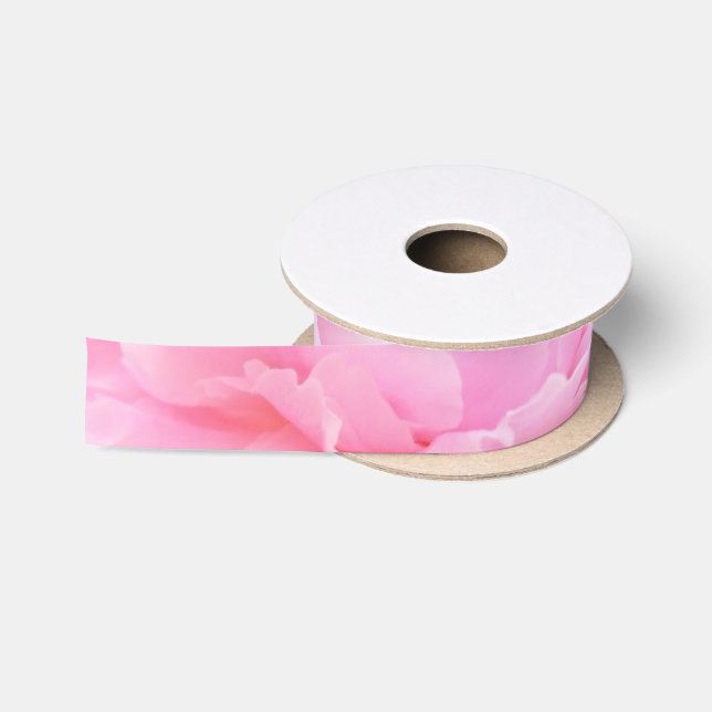 Ruban En Satin pétales roses (Bobine)