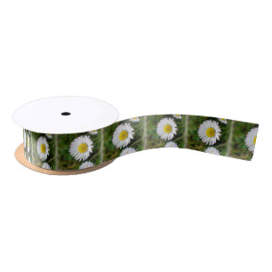 Ruban En Satin Petites marguerites