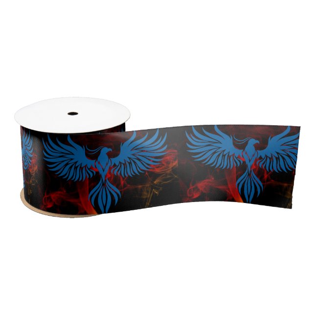 Ruban En Satin Phoenix bleu (Bobine)