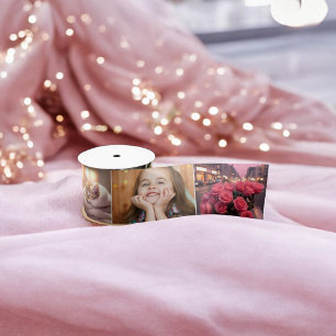 Ruban En Satin Photo ou Logo Personnalisé Moderne et tendance Ajo