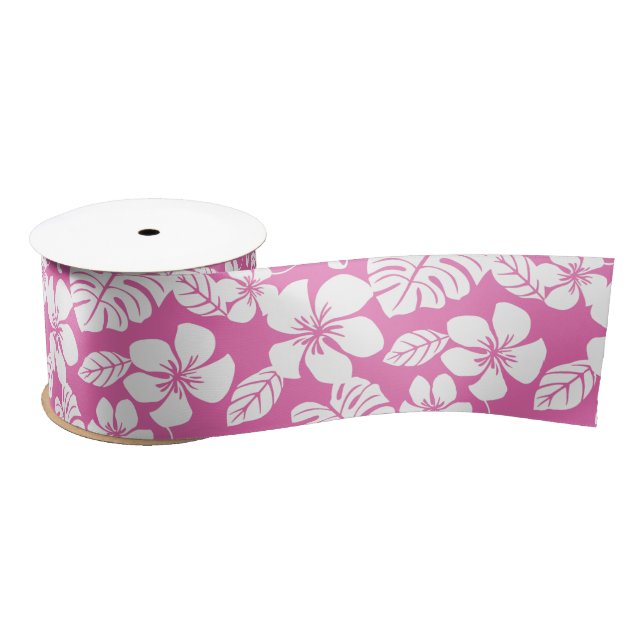 RUBAN EN SATIN PINK BIKINI (FLAMANT ROSE ROSE) (Bobine)