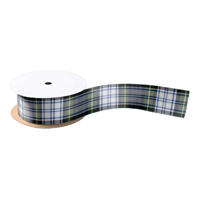 Ruban En Satin Plaid Classique Tartan Rustique Gordon (Bobine)