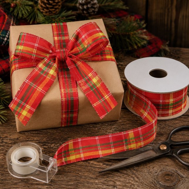 Ruban En Satin Plaids de Foyer de Noël (Créateur téléchargé)