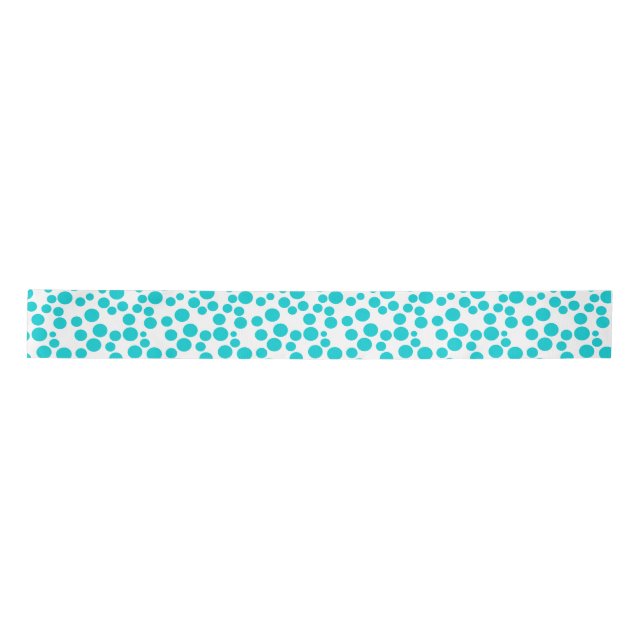 Ruban En Satin Point bleu  (Devant)