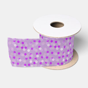 Ruban En Satin pois violets