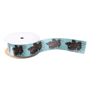 Ruban En Satin Poisson combattant